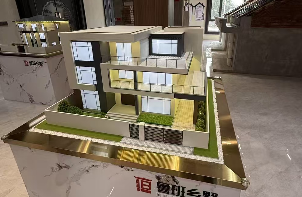 乡村别墅模型 乡村别墅模型