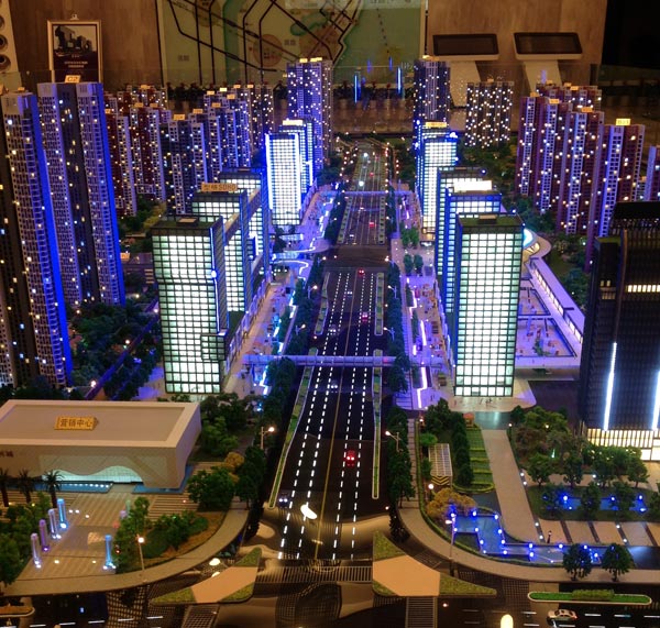 武汉沙盘模型制作-保利城